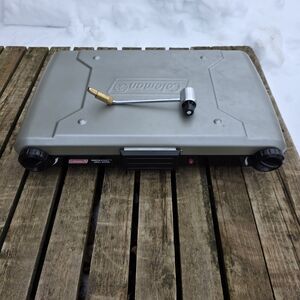 Coleman Portable Propane Camp Stove - Silver/Black